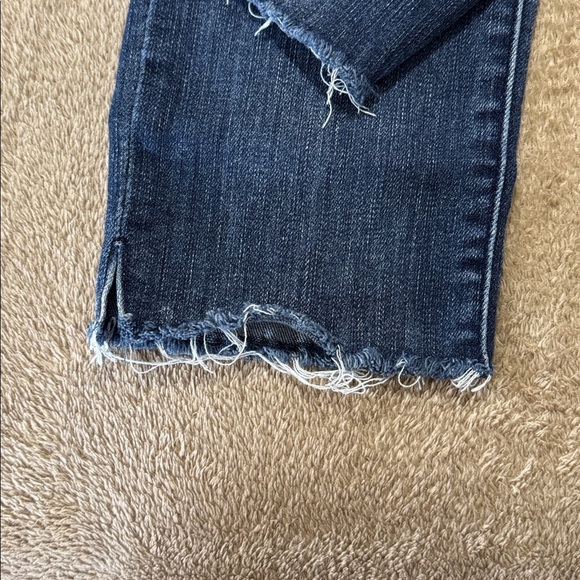 Wit & Wisdom Logan High Rise Ankle Dark Blue Straight Leg Jeans - Picture 7 of 14